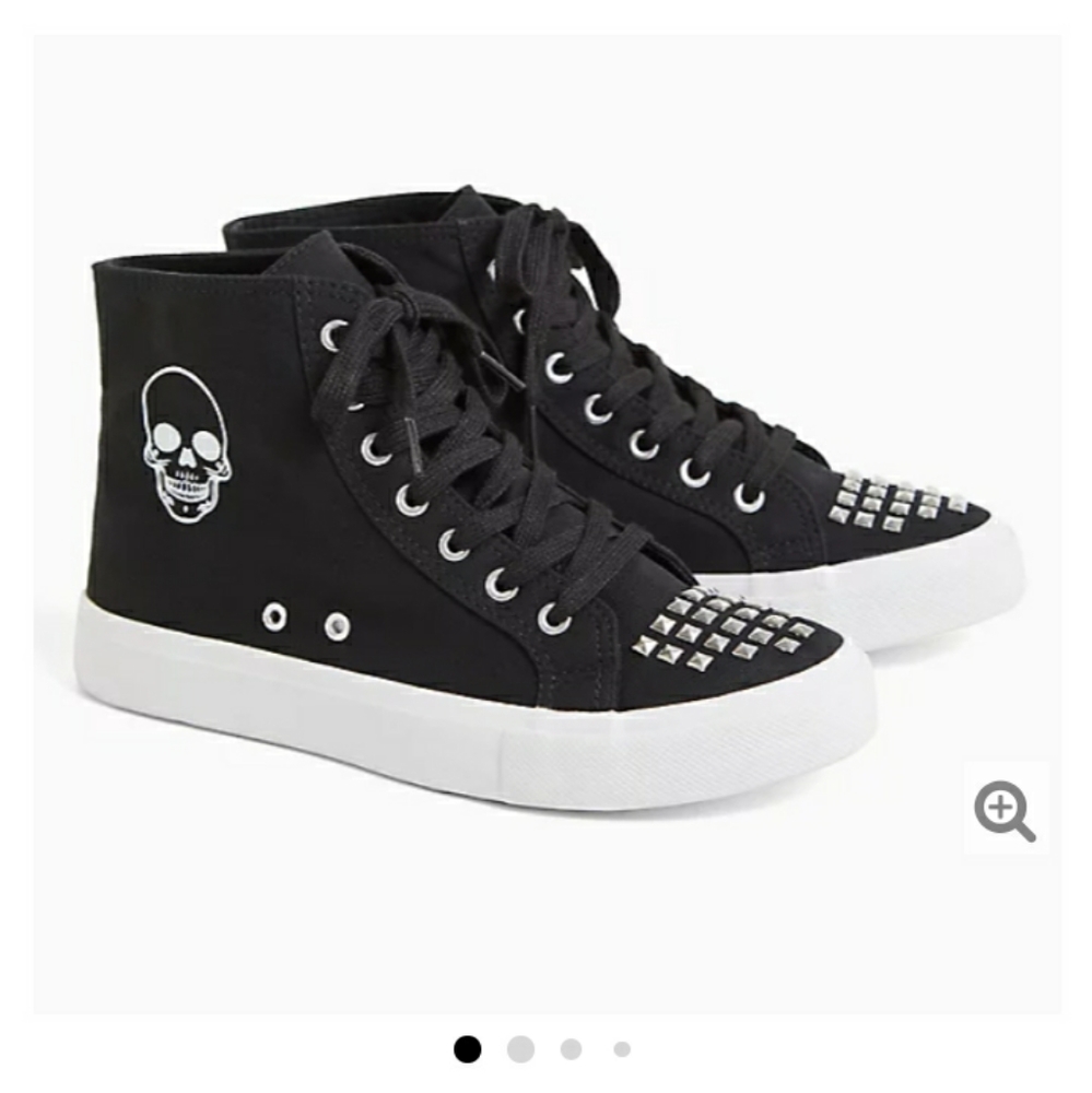 Torrid Skull Studded High Top Sneakers